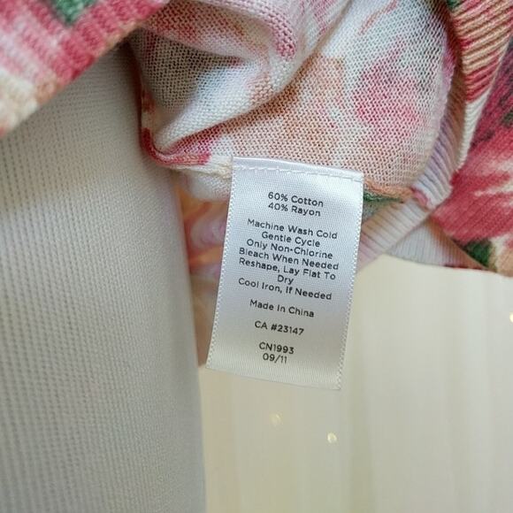 Talbots Floral Cardigan - Picture 2 of 4